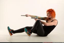 Zora Dual Pistols Pose 1